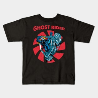 Retro Ghost Rider Kids T-Shirt